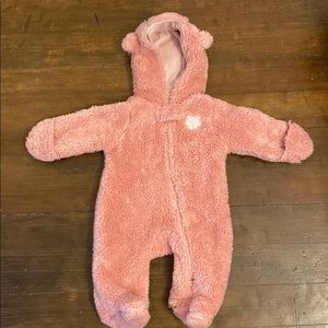 Baby Girls' Bear Snowsuit